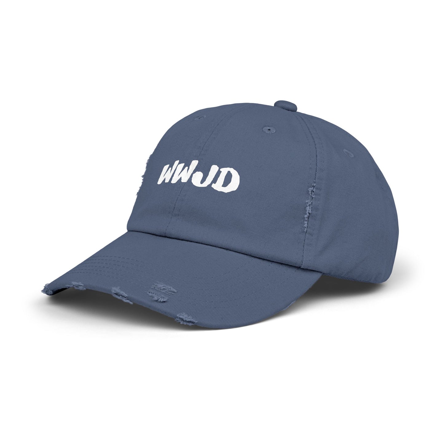 WWJD Distressed Unisex Cap