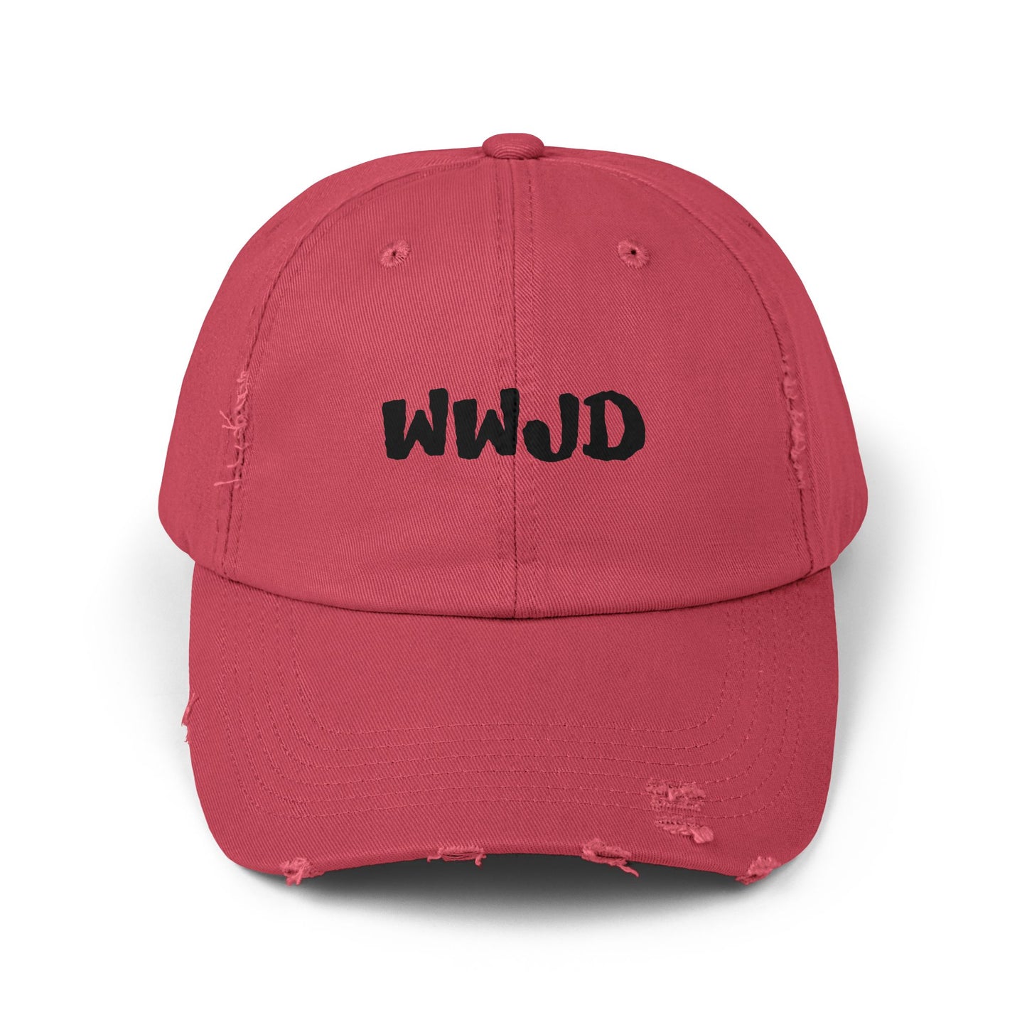 WWJD Distressed Unisex Cap