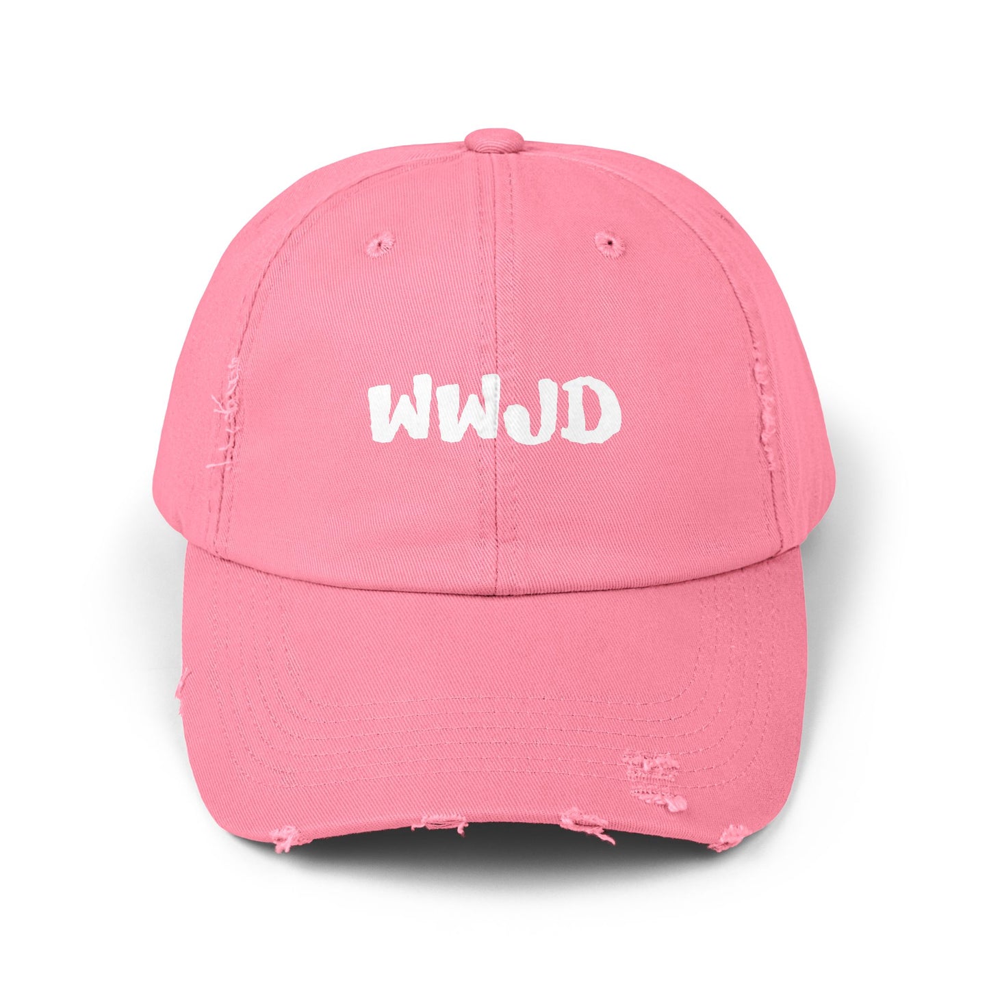 Gorra unisex desgastada WWJD