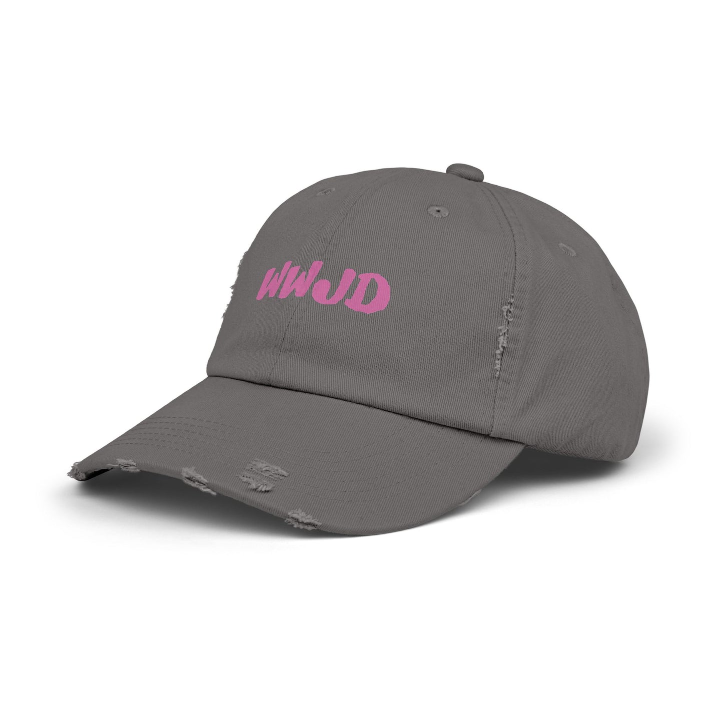 WWJD Distressed Unisex Cap