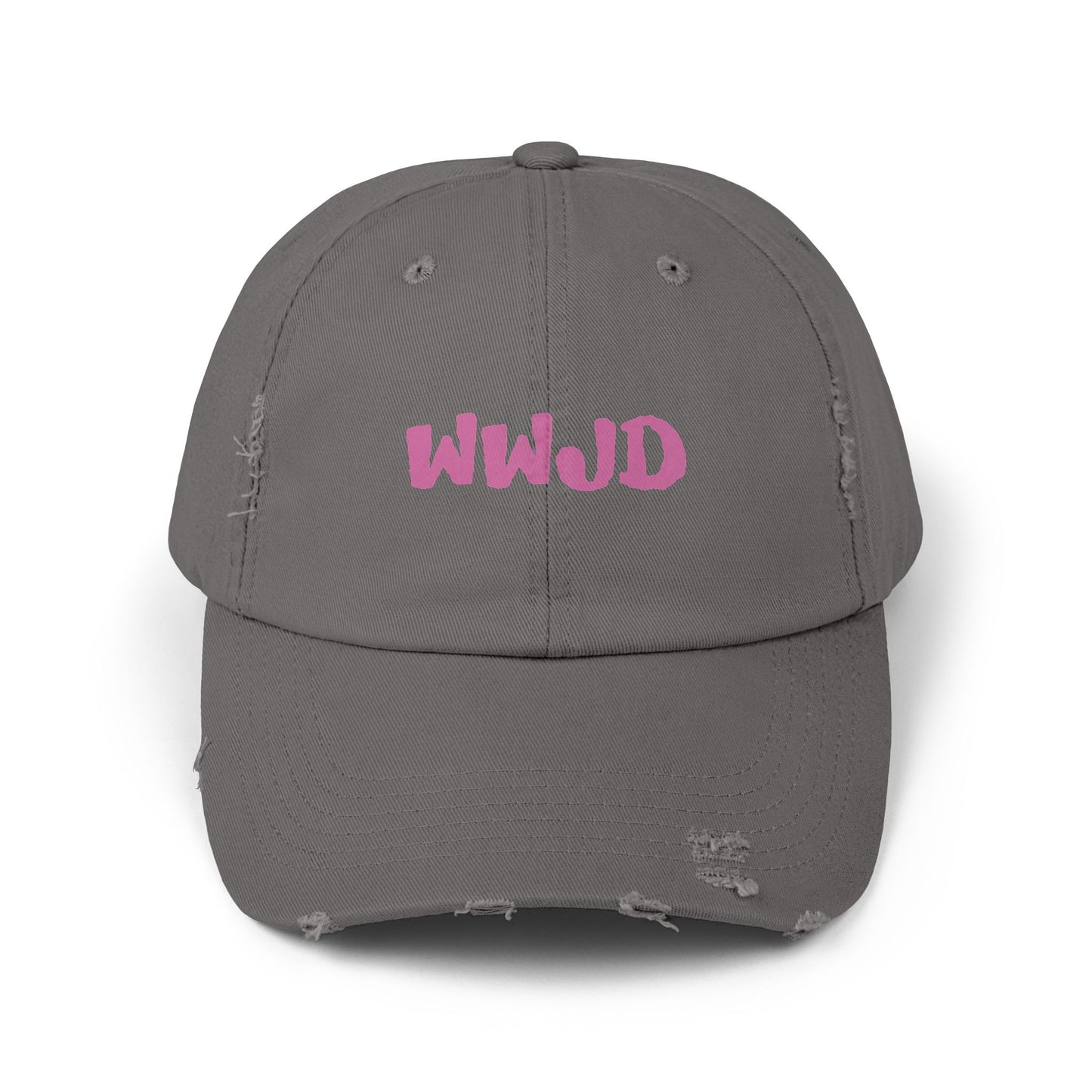 Gorra unisex desgastada WWJD