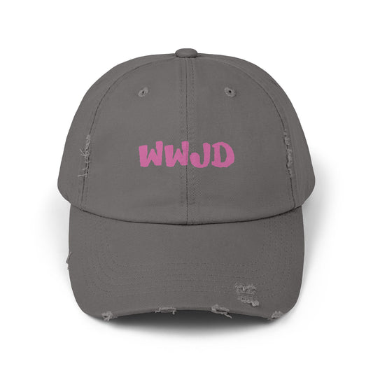 WWJD Distressed Unisex Cap