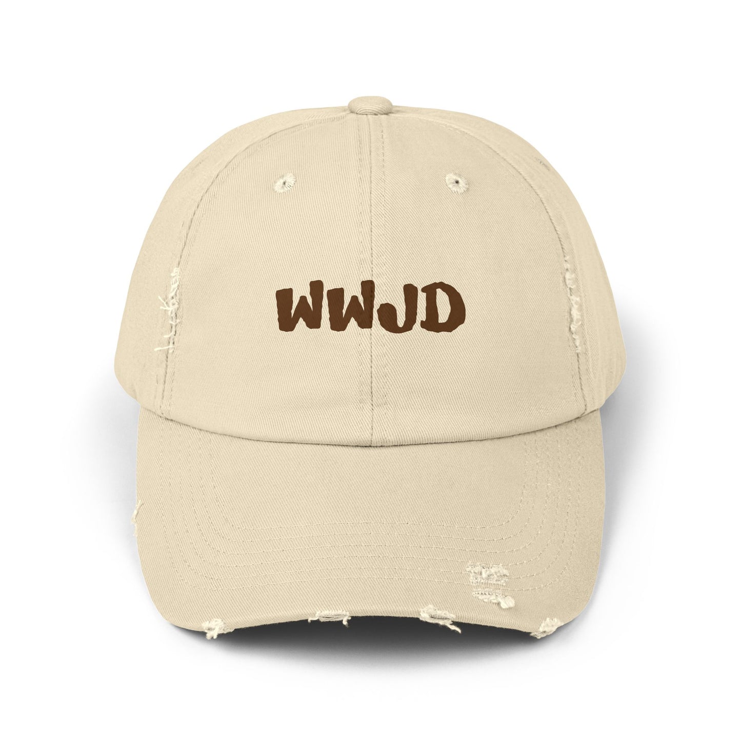 Gorra unisex desgastada WWJD