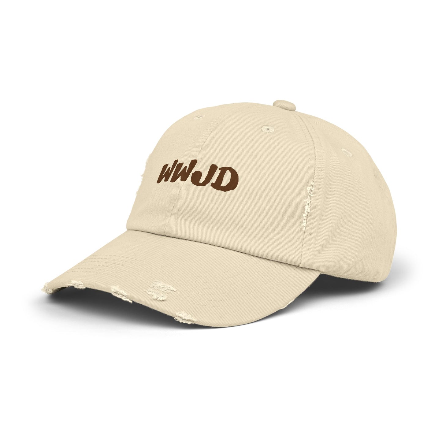 WWJD Distressed Unisex Cap