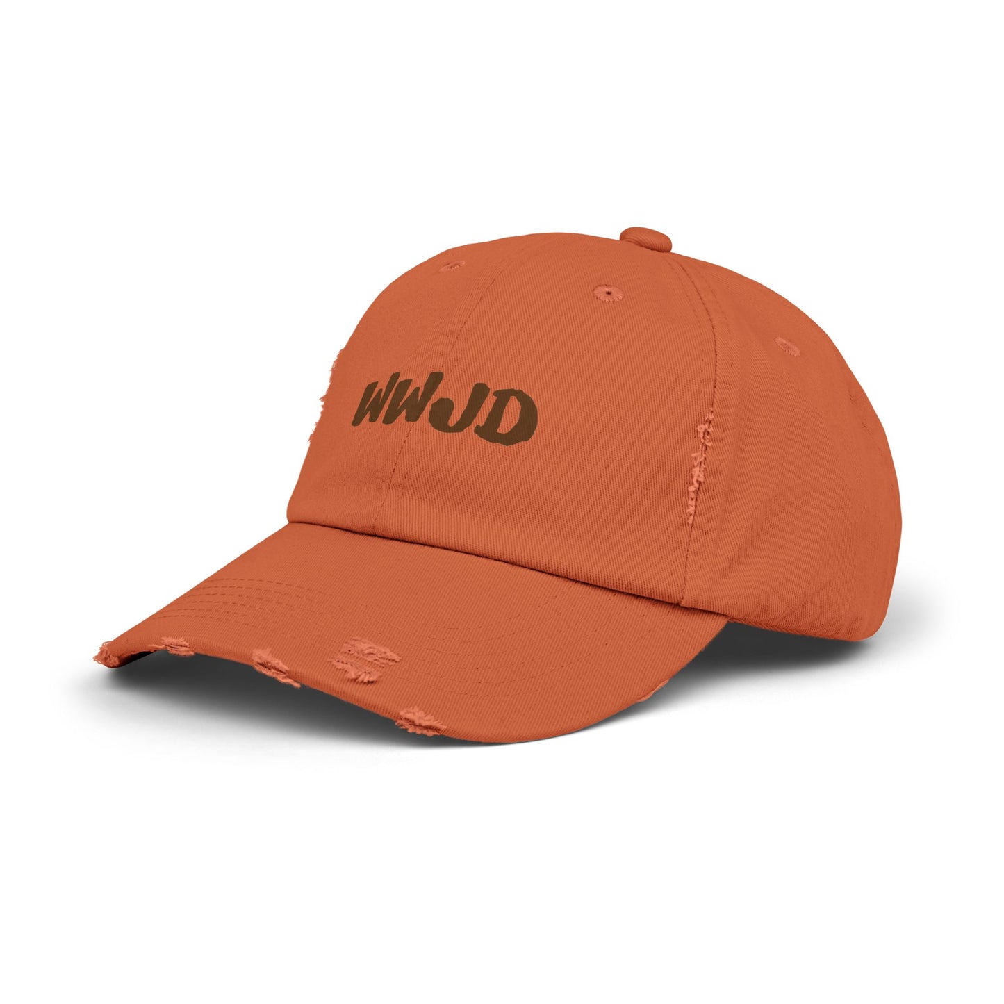 WWJD Distressed Unisex Cap