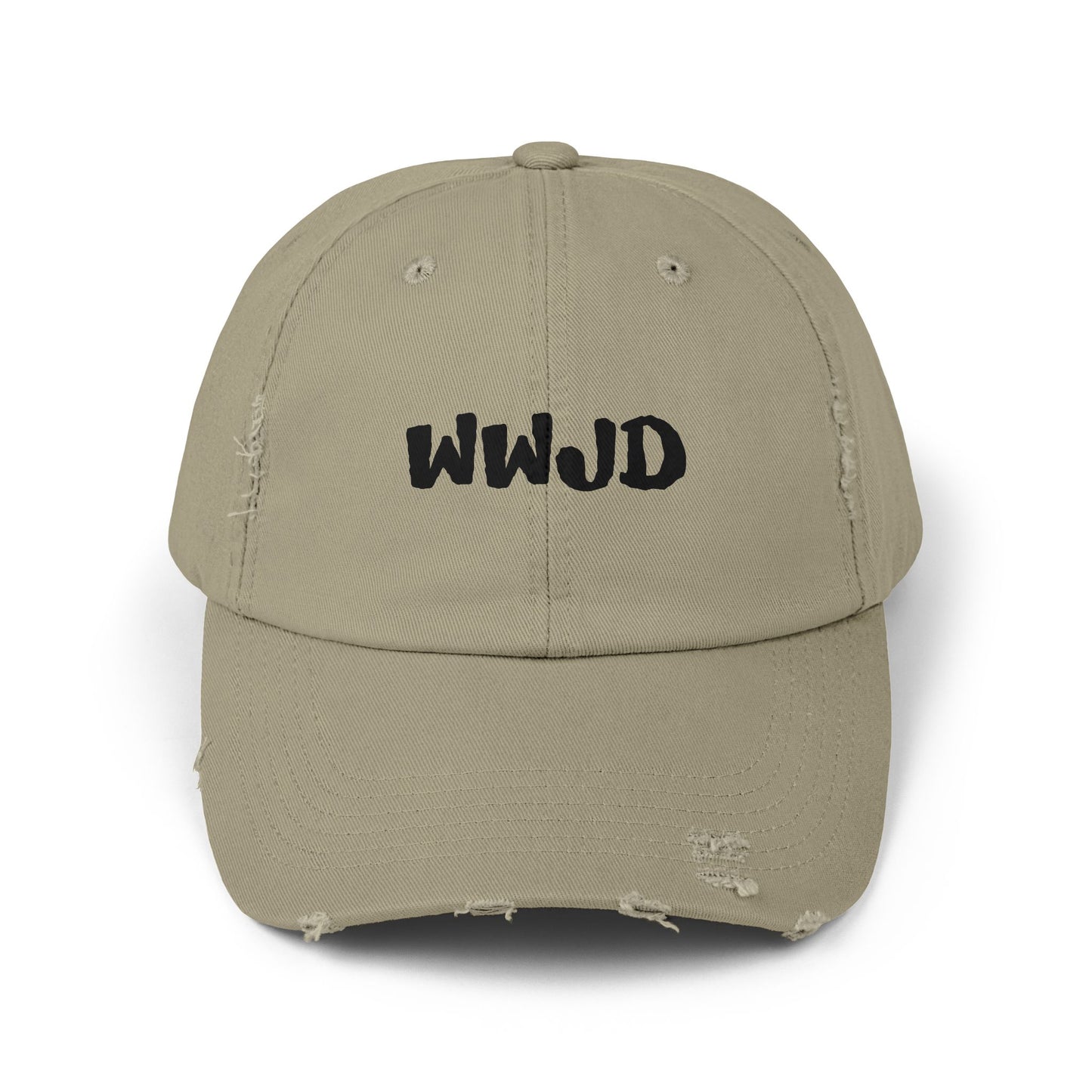 Gorra unisex desgastada WWJD