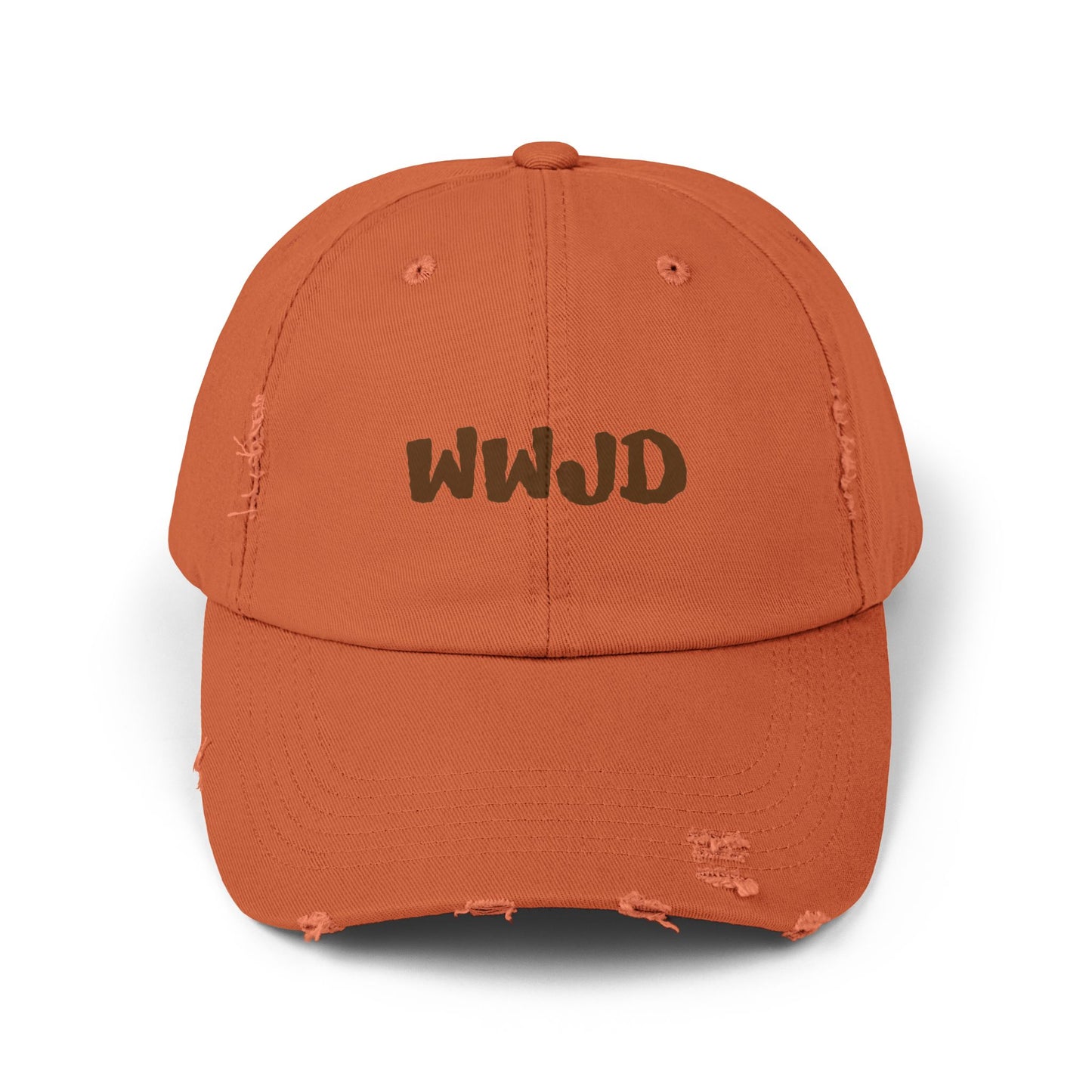 WWJD Distressed Unisex Cap