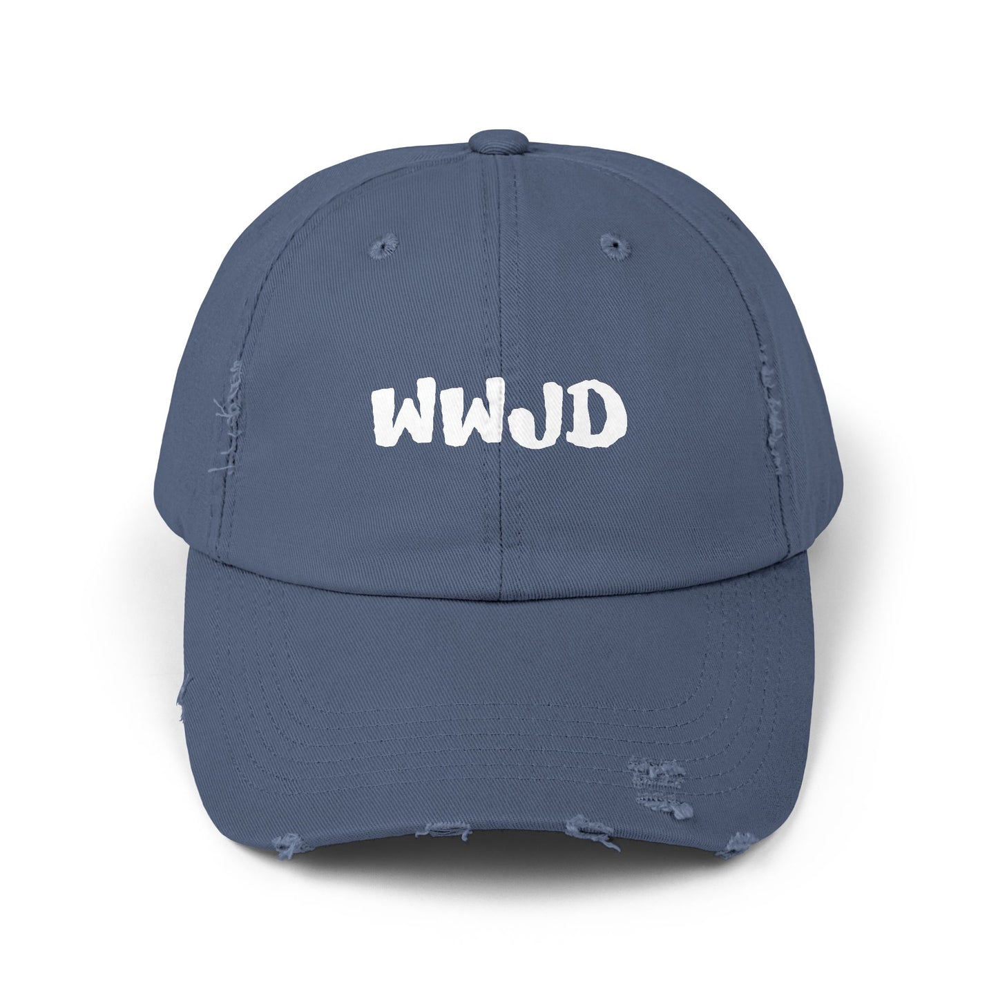 WWJD Distressed Unisex Cap